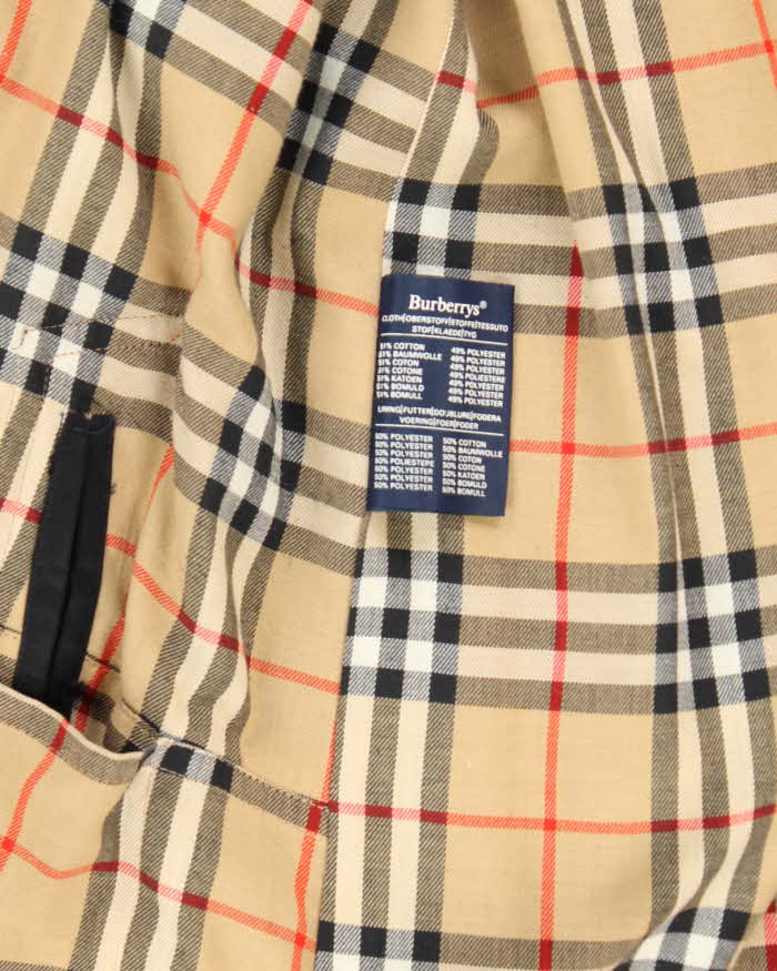 Vintage Burberrys Black Trench Coat - XL