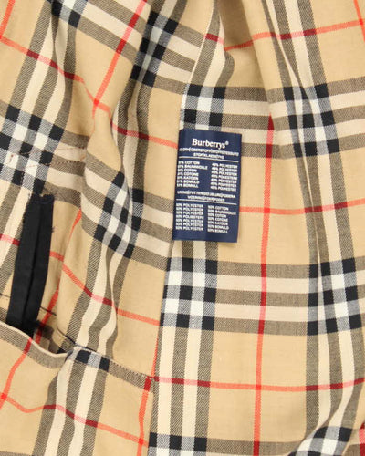 Vintage Burberrys Black Trench Coat - XL