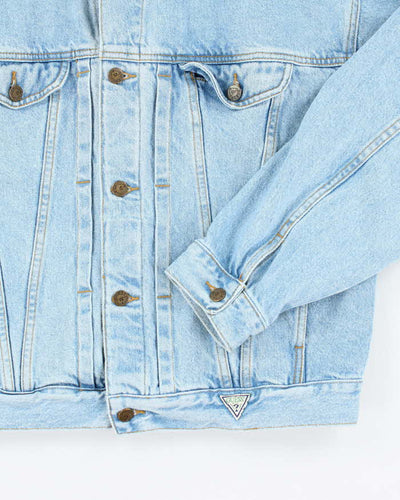 Vintage 90's Guess Medium Wash Denim Jacket - L