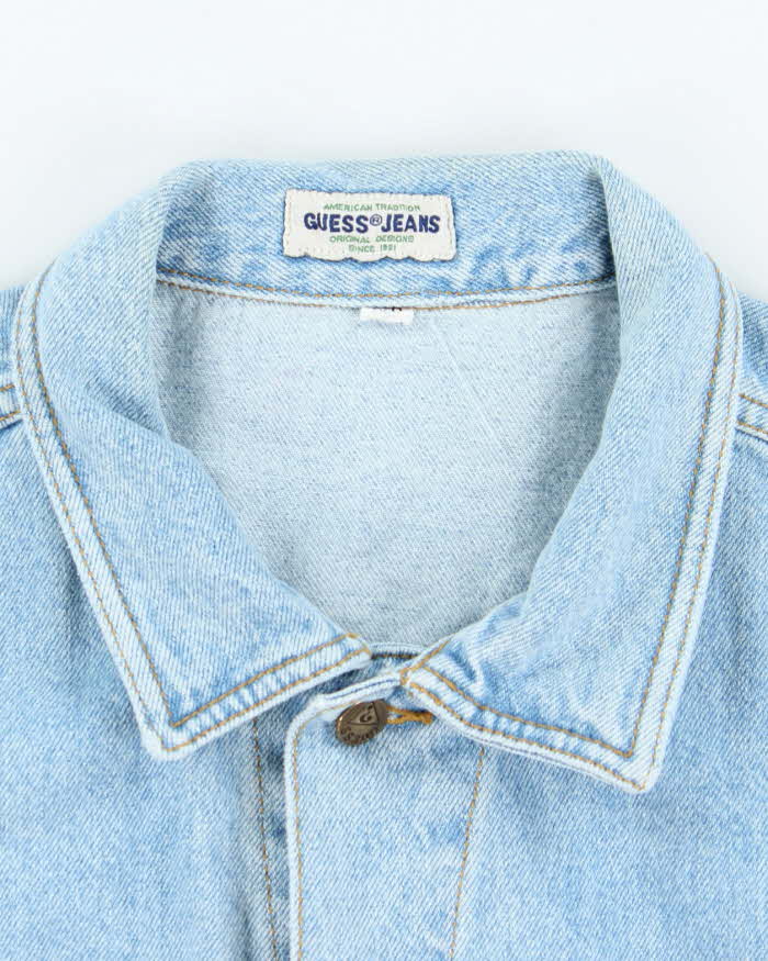Vintage 90's Guess Medium Wash Denim Jacket - L