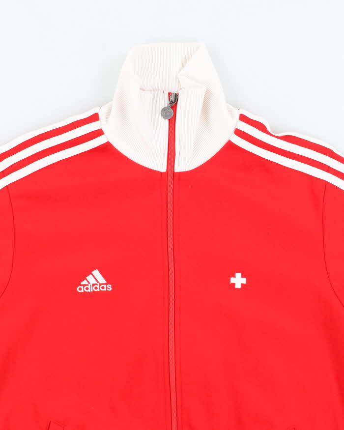 Vintage Adidas Three Stripe Euro's 2006 Switzerland Track Jacket - L