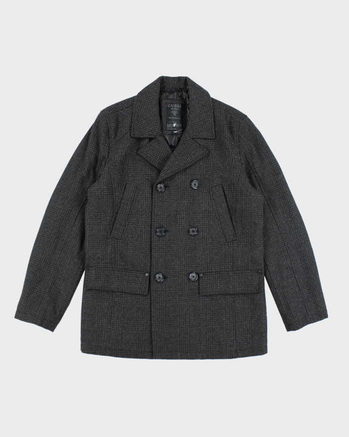Vintage Y2k 00s Guess Wool Blend Coat - M