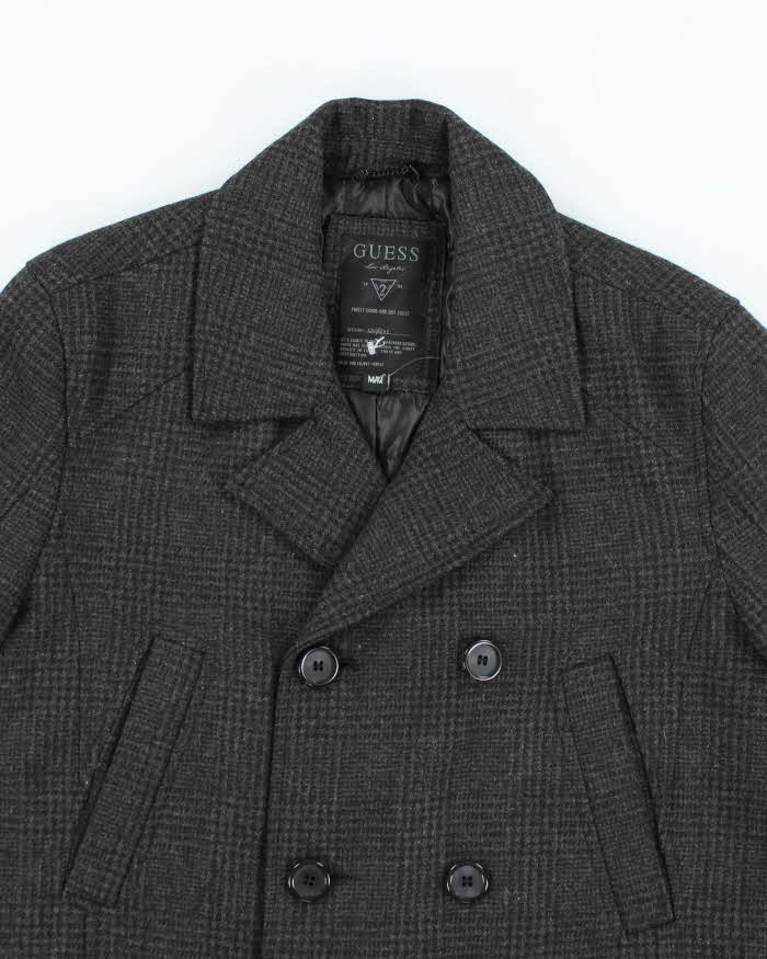 Vintage Y2k 00s Guess Wool Blend Coat - M