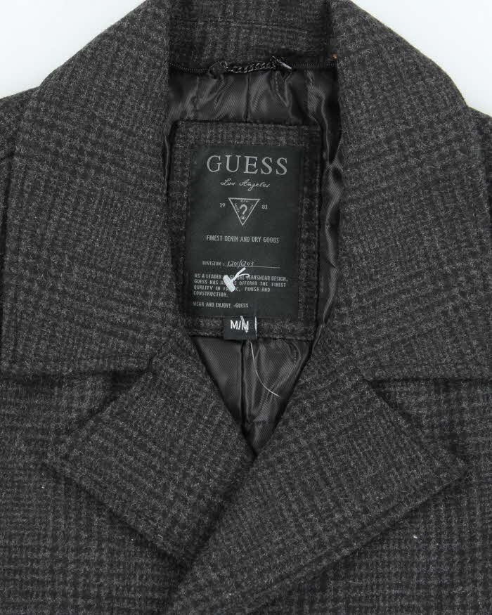 Vintage Y2k 00s Guess Wool Blend Coat - M