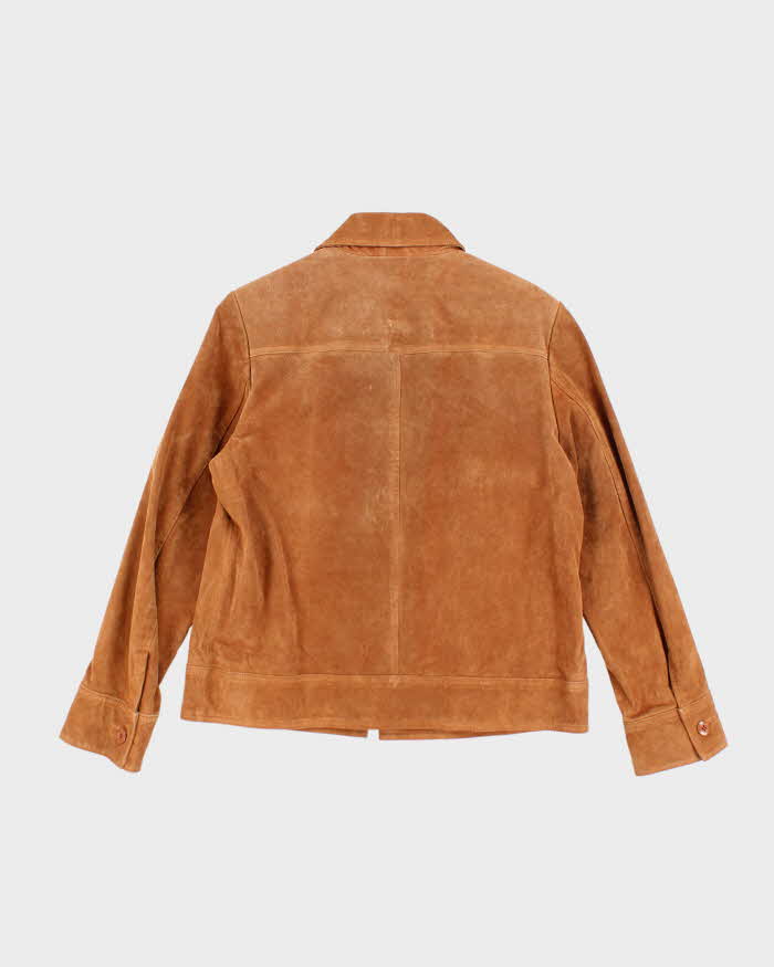 Vintage Nauge Zip-Up Suede Jacket - M