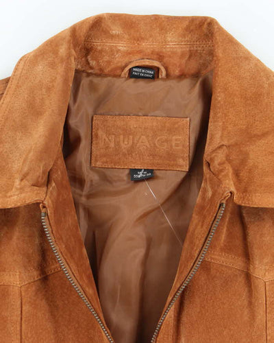 Vintage Nauge Zip-Up Suede Jacket - M