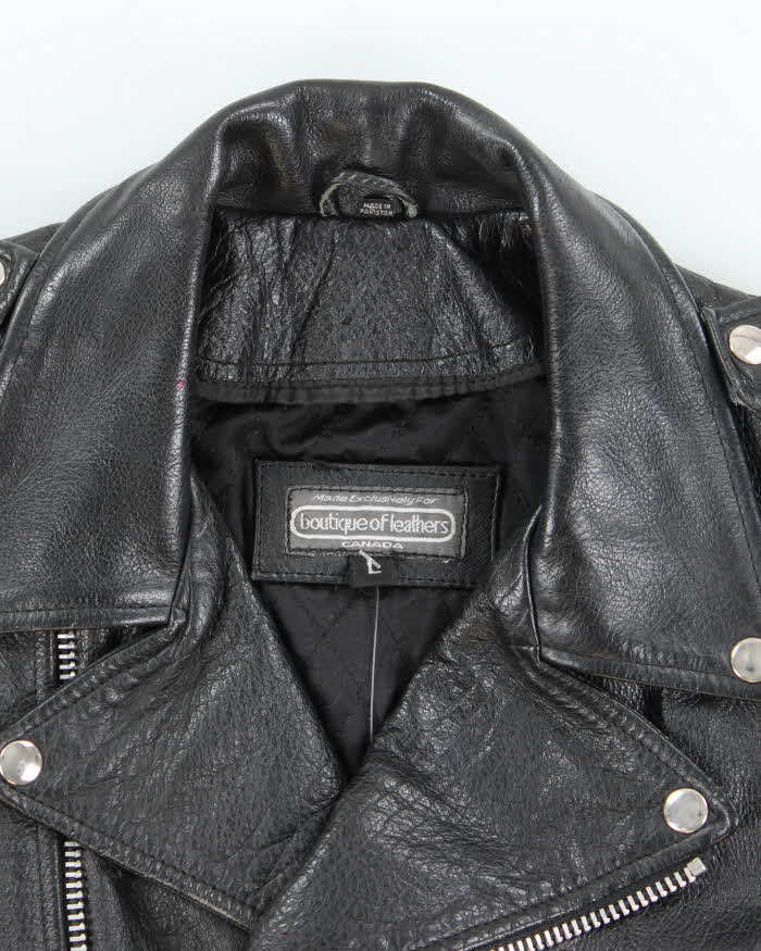 Vintage Boutique Of Leather Biker Jacket - L