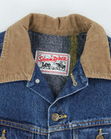 Vintage 80's Lee Storm Rider Dark Wash Denim Jacket - M