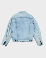Vintage 90's Levi's Light Wash Insulated Denim Jacket - S