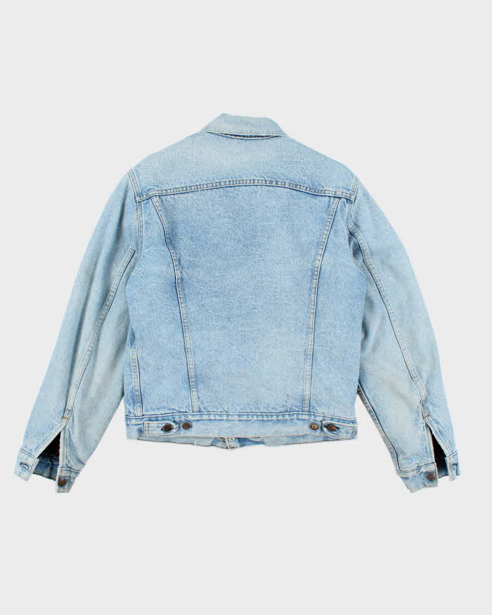 Vintage 90's Levi's Light Wash Insulated Denim Jacket - S