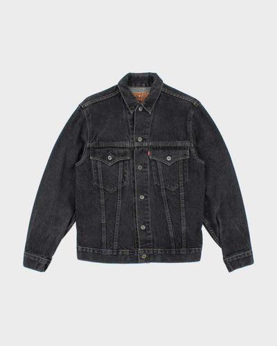 Vintage 90's Levi's Grey Stone Wash Denim Jacket - M