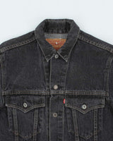 Vintage 90's Levi's Grey Stone Wash Denim Jacket - M