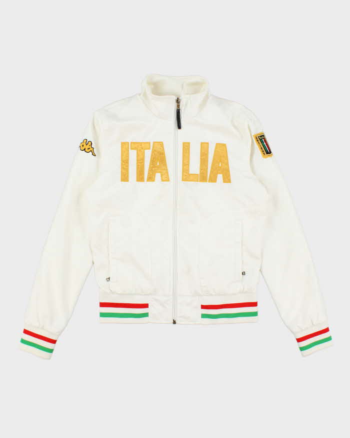 Vintage Y2K Kappa Italia Spell Out Track Jacket - L