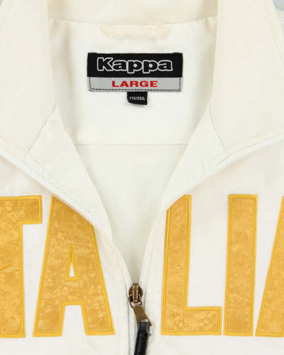 Vintage Y2K Kappa Italia Spell Out Track Jacket - L