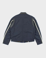 Vintage Y2K Etro Leather Zip Up Biker Style Jacket - M