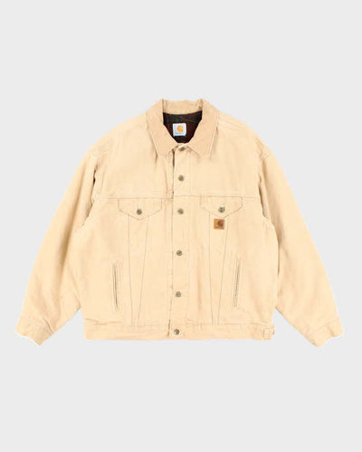 Vintage Carhartt Heavyweight Oversized Button Up Workwear Jacket - XL
