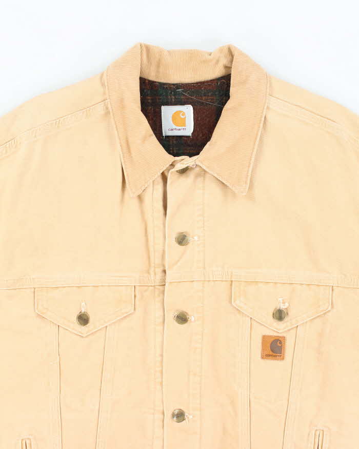 Vintage Carhartt Heavyweight Oversized Button Up Workwear Jacket - XL