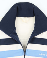 Vintage 80's Adidas Striped Track Jacket - M