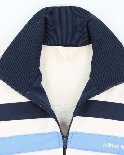 Vintage 80's Adidas Striped Track Jacket - M
