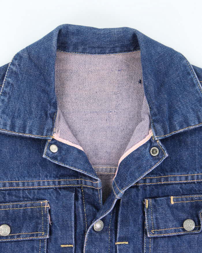 Vintage 80's Dark Wash Denim Jacket - S