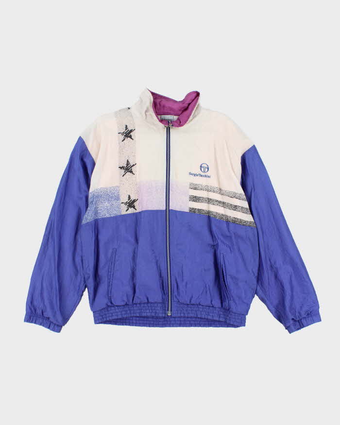 Vintage 90's Sergio Tacchini Shell Patterned Track Jacket - L