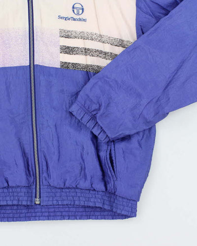 Vintage 90's Sergio Tacchini Shell Patterned Track Jacket - L