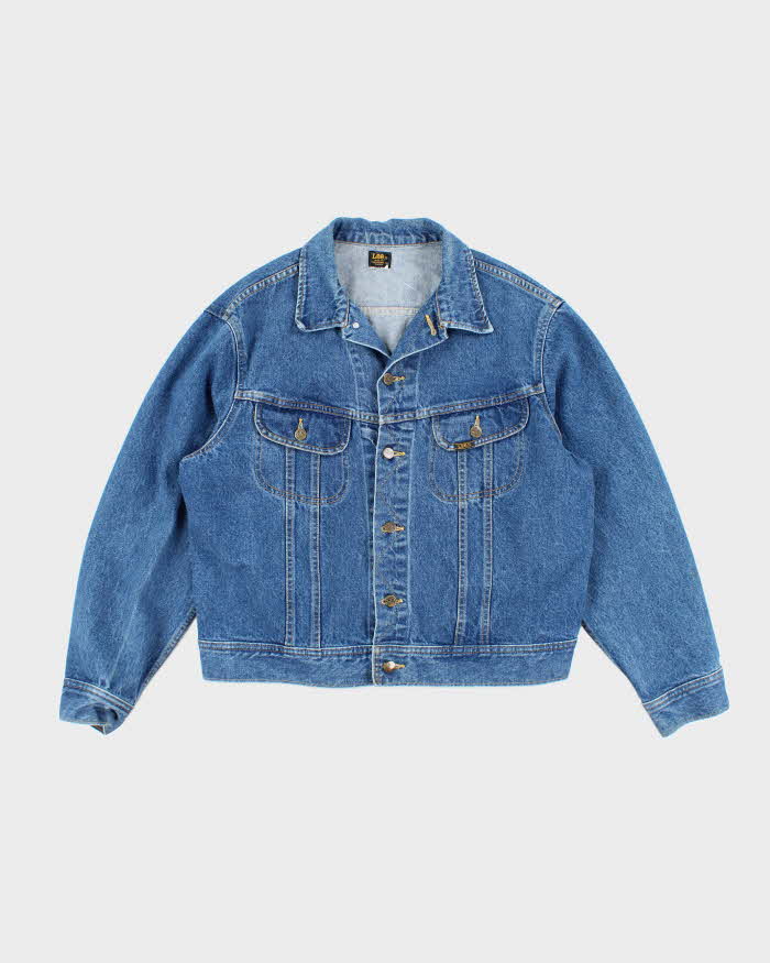 Vintage 90's Lee Dark Wash Denim Jacket - L
