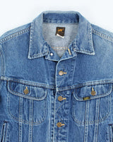 Vintage 90's Lee Dark Wash Denim Jacket - M