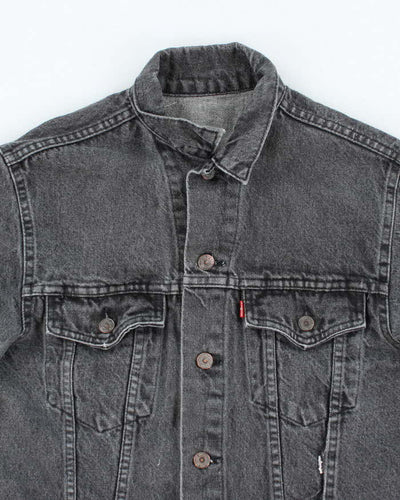 Vintage 90's Levi's Grey Stone Wash Denim Jacket - M