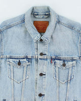 Vintage 2000's Levi's Boxy Light Wash Denim Jacket - L