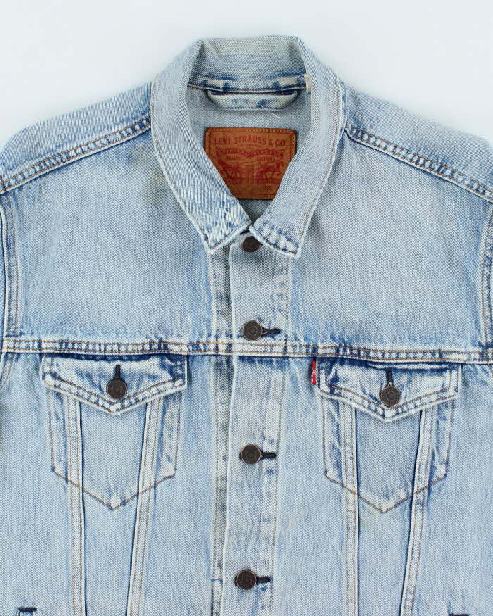 Vintage 2000's Levi's Boxy Light Wash Denim Jacket - L