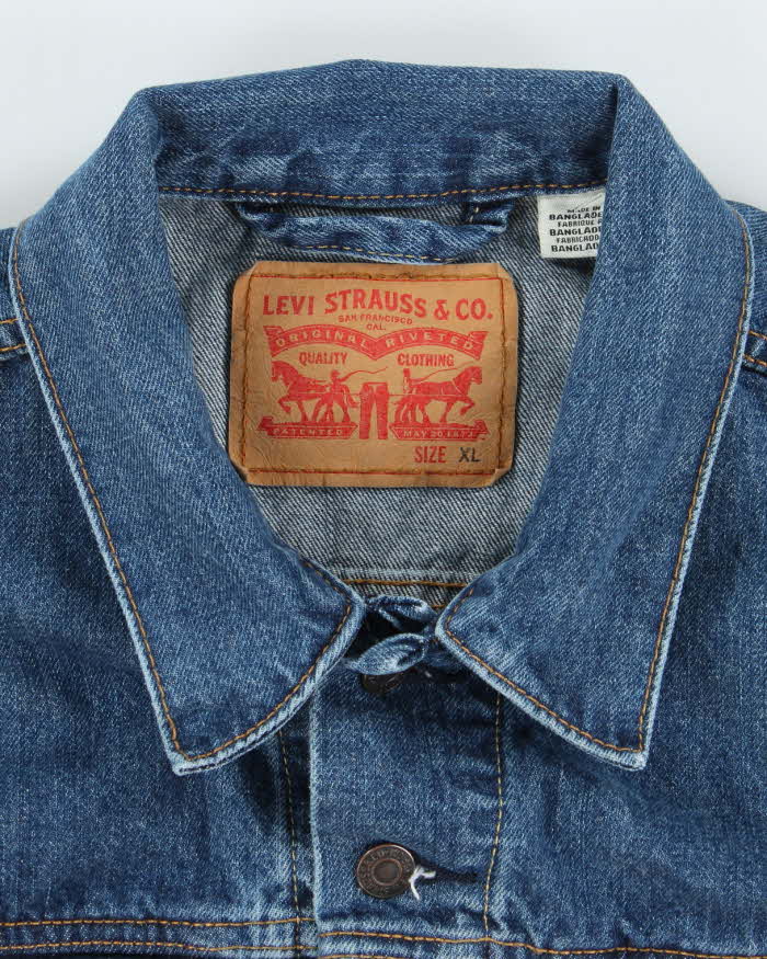 Vintage Levi's Dark Wash Oversized Denim Jacket - XL