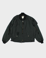 Vintage 90's Lightweight Military Style Bomber Jacket - L