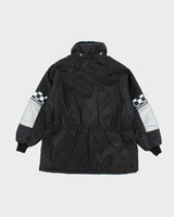 Vintage 90's Racing Style Insulated Bomber Jacket - XL