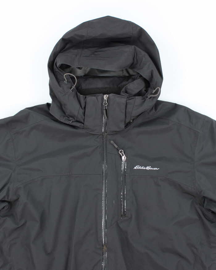 Vintage Eddie Bauer Hoodie Waterproof Anorak Jacket - L
