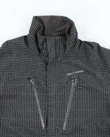 Vintage Y2K Helly Hansen Pin Stripe Insulated Ski Jacket - L