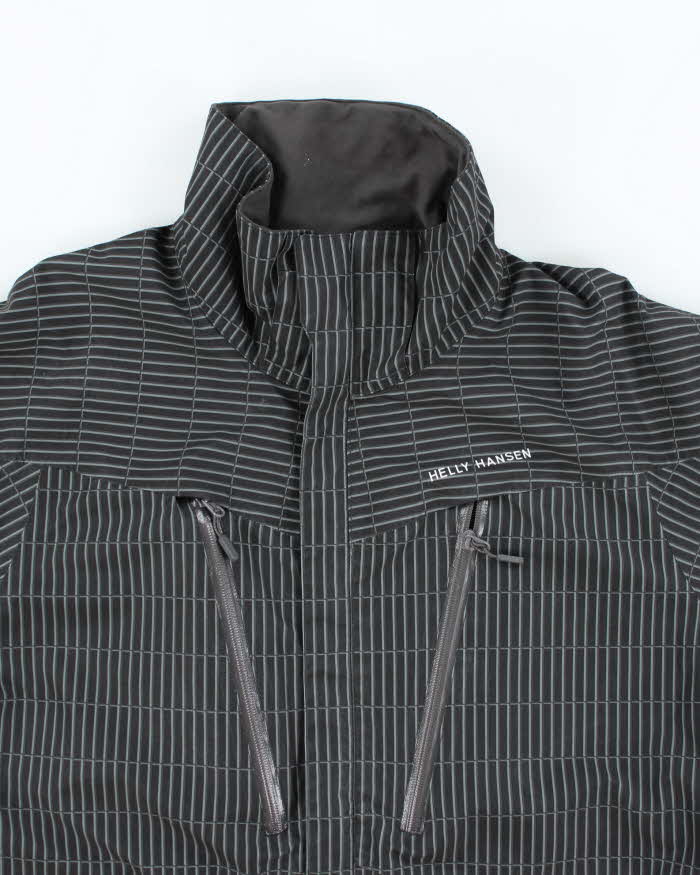 Vintage Y2K Helly Hansen Pin Stripe Insulated Ski Jacket - L