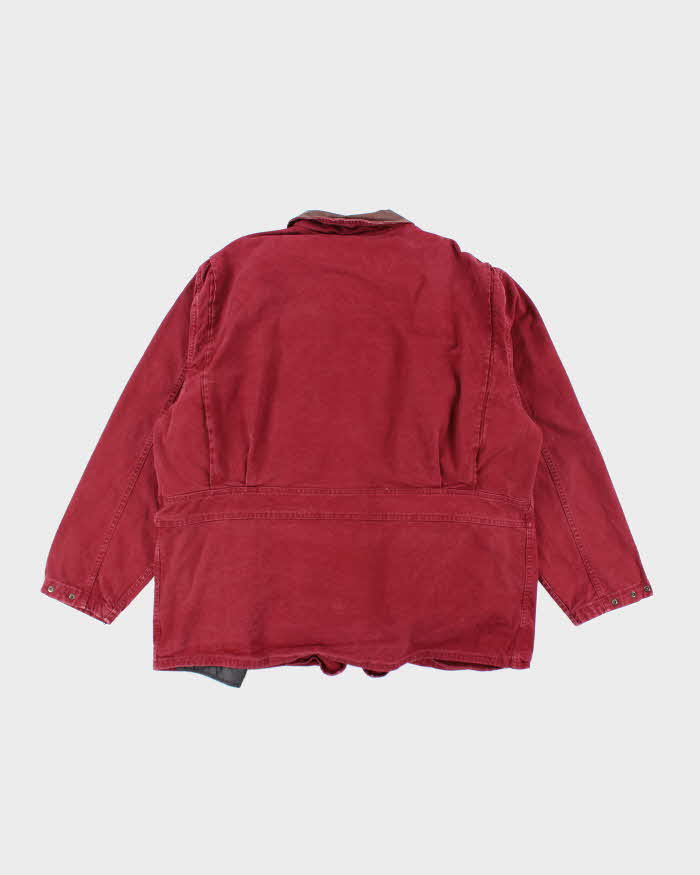 Vintage 80's Woolrich Heavyweight Button Overcoat - XL