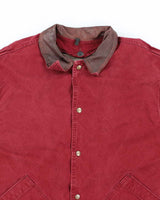 Vintage 80's Woolrich Heavyweight Button Overcoat - XL