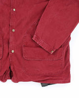 Vintage 80's Woolrich Heavyweight Button Overcoat - XL