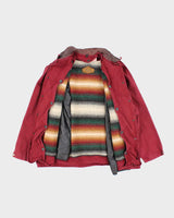Vintage 80's Woolrich Heavyweight Button Overcoat - XL