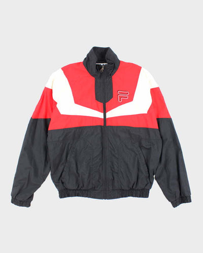 Vintage 2000's Fila Patterned Track Jacket - S