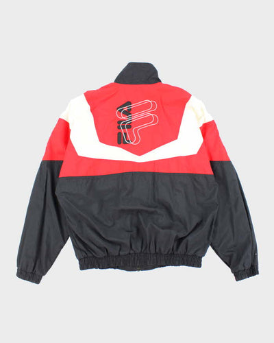 Vintage 2000's Fila Patterned Track Jacket - S