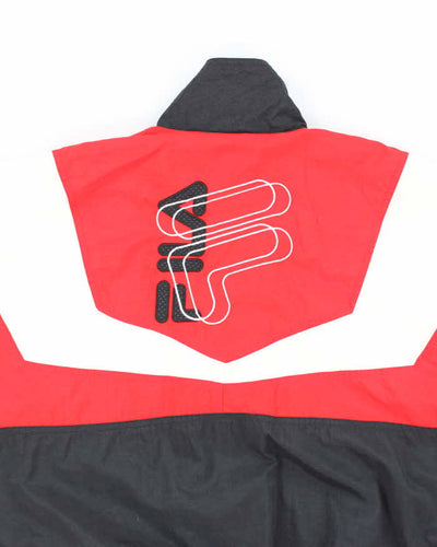 Vintage 2000's Fila Patterned Track Jacket - S