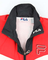 Vintage 2000's Fila Patterned Track Jacket - S