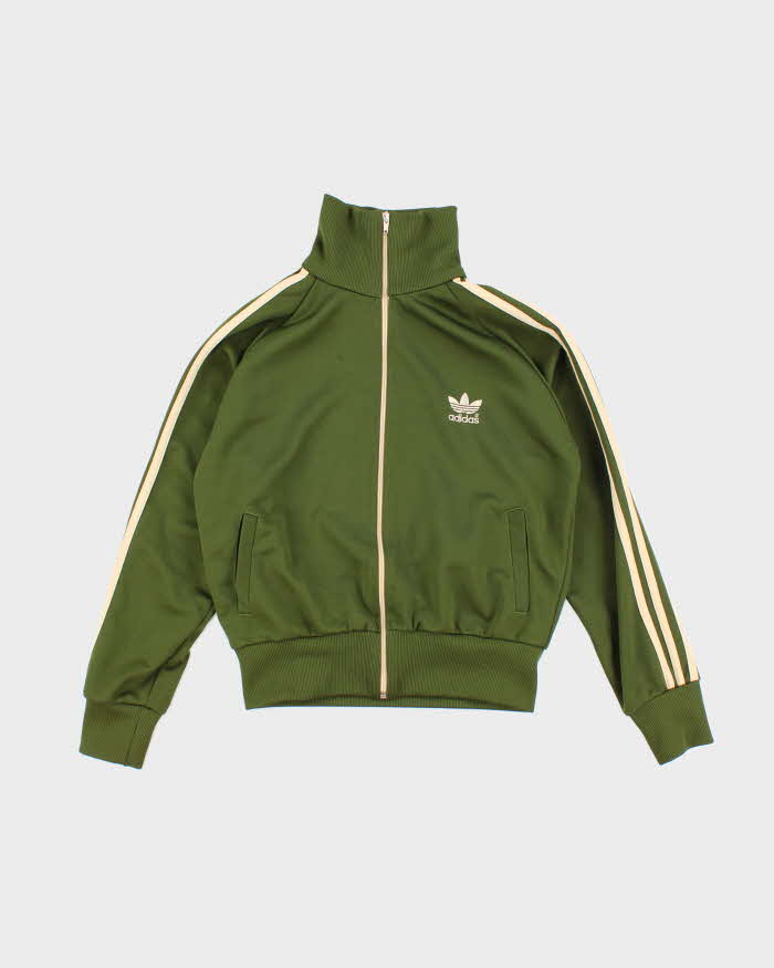 Vintage Y2K Adidas Three Striped Cropped Track Jacket - S