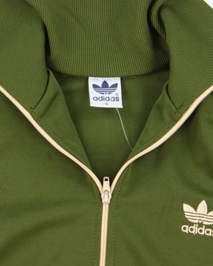 Vintage Y2K Adidas Three Striped Cropped Track Jacket - S