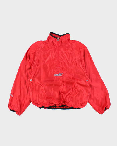 Vintage 2000s Puma Quarter-Zip Windbreaker - M