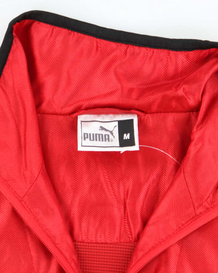 Vintage 2000s Puma Quarter-Zip Windbreaker - M