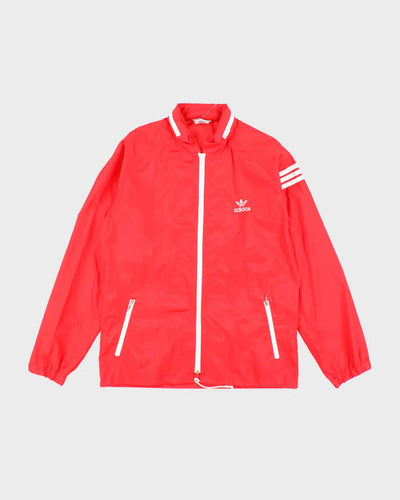 Vintage Adidas Red Windbreaker - L